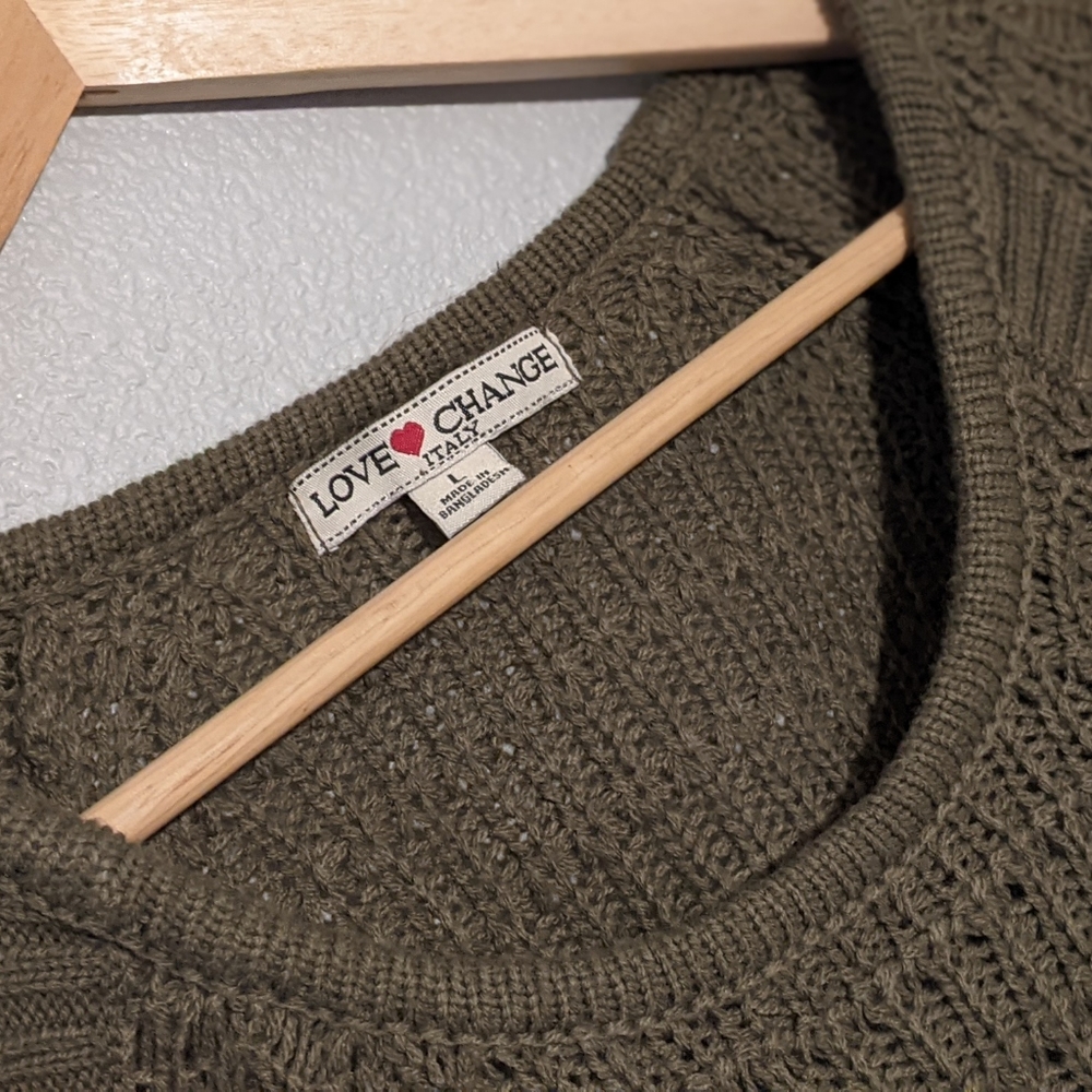 Love Change sweater size large women's